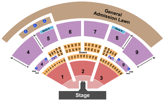 Isleta Amphitheater Dierks Bentley Seating Chart
